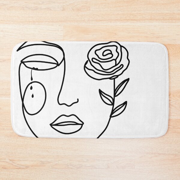 Item preview, Tears and Bloom - Abstract Line Art (black) designed and sold by DARK_NOVA.