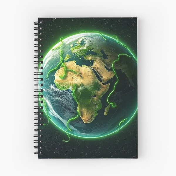 Item preview, Eco-Futurism: Sustainable Sci-Fi Earth with Neon Vines designed and sold by Muted Marvels.
