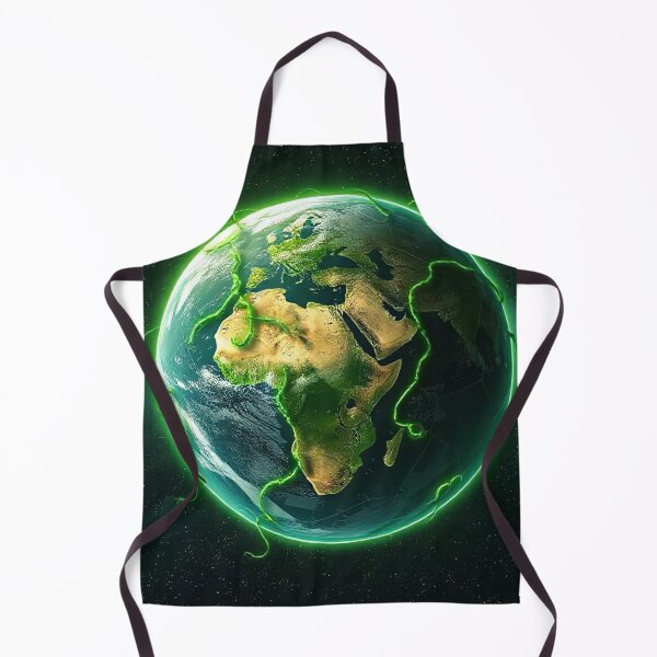 Item preview, Eco-Futurism: Sustainable Sci-Fi Earth with Neon Vines designed and sold by Muted Marvels.
