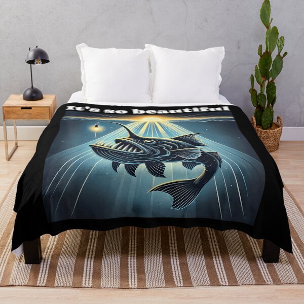 Item preview, Anglerfish Found The Light Angler Fish Retro designed and sold by FantasyFablesC.