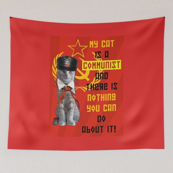 Item preview, My Cat is a Communist designed and sold by Radical Poster Collective.