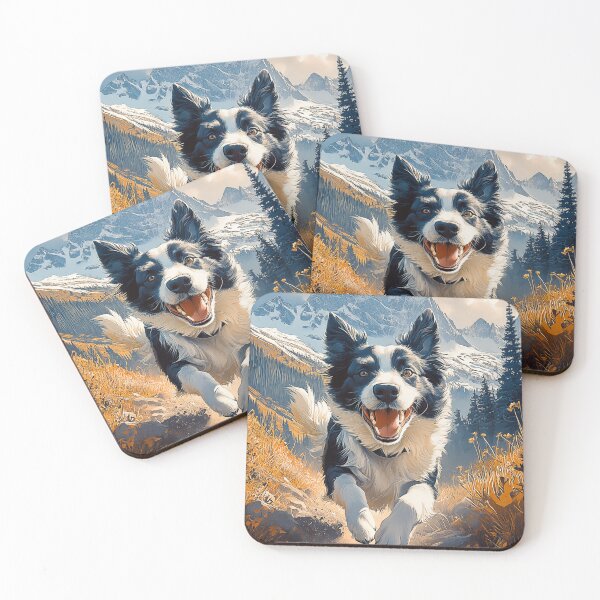 Item preview, Border Collie Mountain Run designed and sold by PetsArt.
