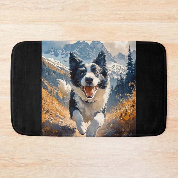 Item preview, Border Collie Mountain Run designed and sold by PetsArt.