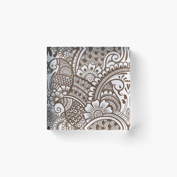 Item preview, Paisleys in henna  designed and sold by avani_gadhia.art.