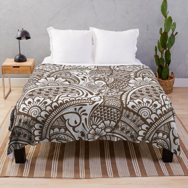 Item preview, Paisleys in henna  designed and sold by avani_gadhia.art.