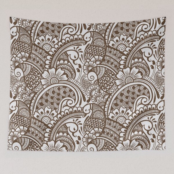 Item preview, Paisleys in henna  designed and sold by avani_gadhia.art.
