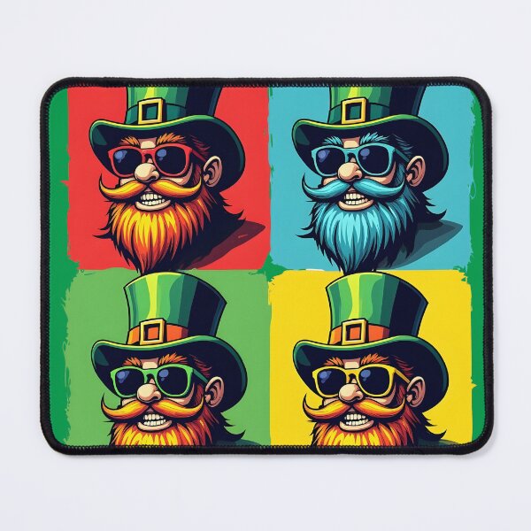 Item preview, Retro Pop Art Leprechaun – Vibrant St. Patrick's Day T-Shirt designed and sold by WAUZ.