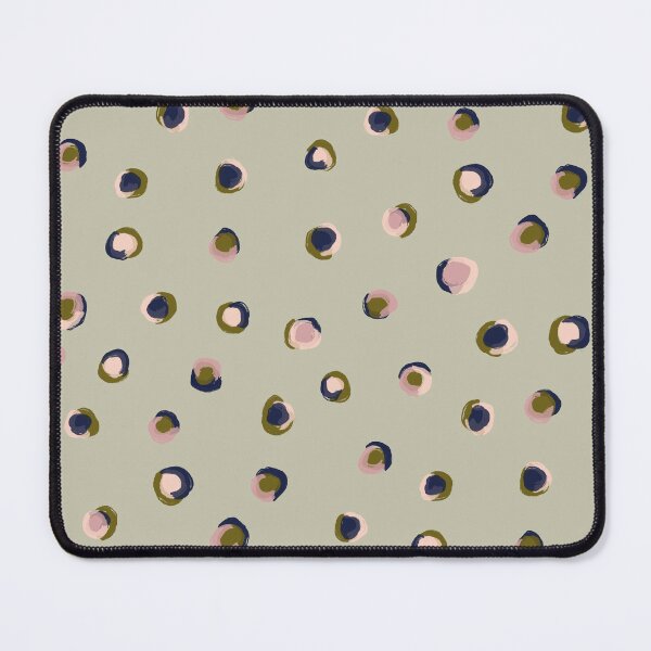 Item preview, . Earthy Painterly Dots on Sage large scale designed and sold by artievarudzite.