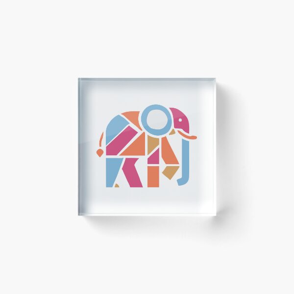 Item preview, Abstract Geometric Elephant Design designed and sold by Artticadesigns.