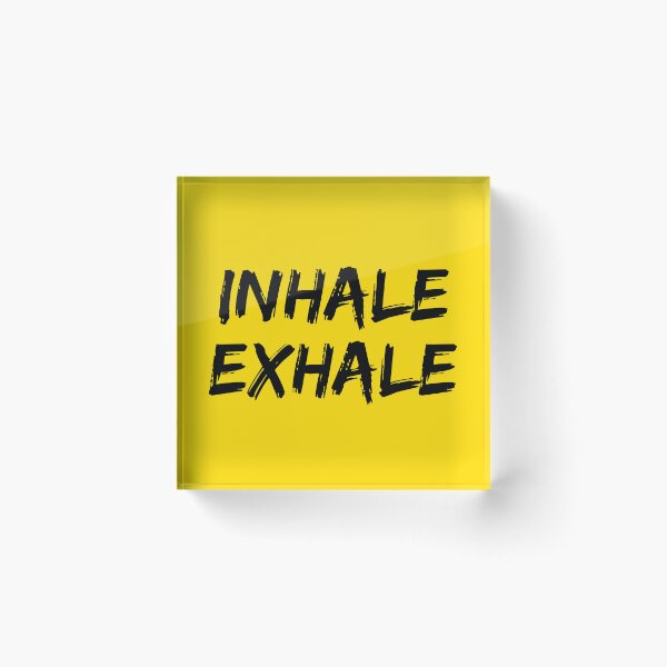 Item preview, INHALE EXHALE - BREATHE - The Prodigy (YELLOW BACKGROUND) designed and sold by phigment-art.