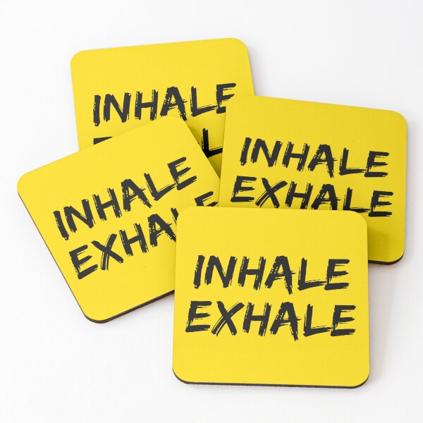 Item preview, INHALE EXHALE - BREATHE - The Prodigy (YELLOW BACKGROUND) designed and sold by phigment-art.