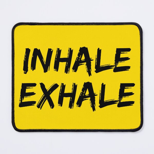 Item preview, INHALE EXHALE - BREATHE - The Prodigy (YELLOW BACKGROUND) designed and sold by phigment-art.
