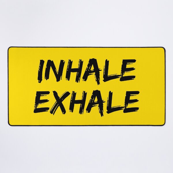 Item preview, INHALE EXHALE - BREATHE - The Prodigy (YELLOW BACKGROUND) designed and sold by phigment-art.
