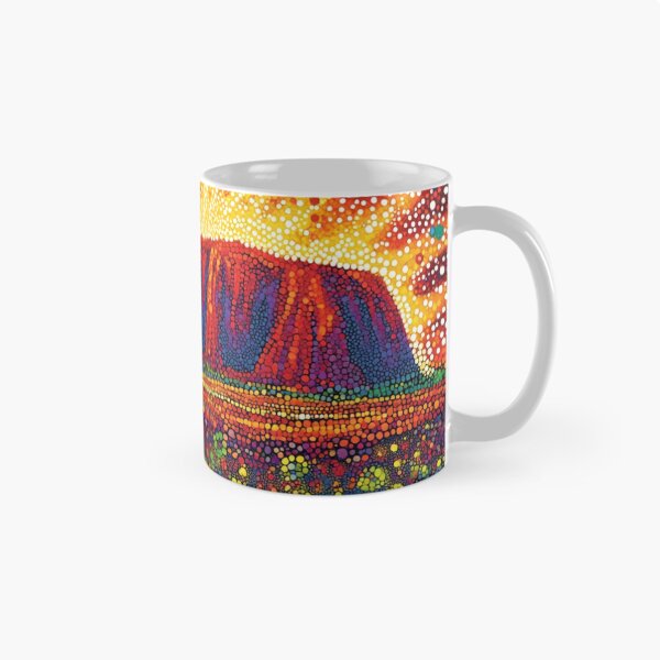 Item preview, Aboriginal Inspired Dot Art - Uluru Beauty designed and sold by GrinGalore.