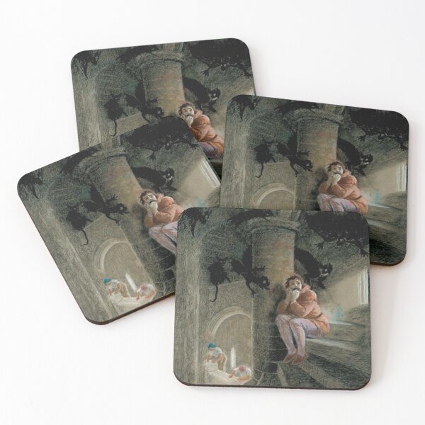 Item preview, Dark Thoughts by Arthur Hughes  designed and sold by Vintage Designs +.