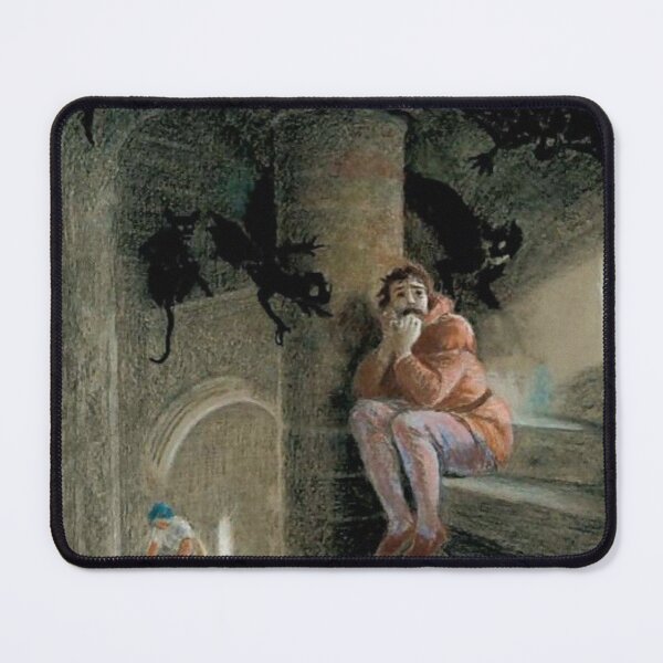 Item preview, Dark Thoughts by Arthur Hughes designed and sold by Vintage Designs +.