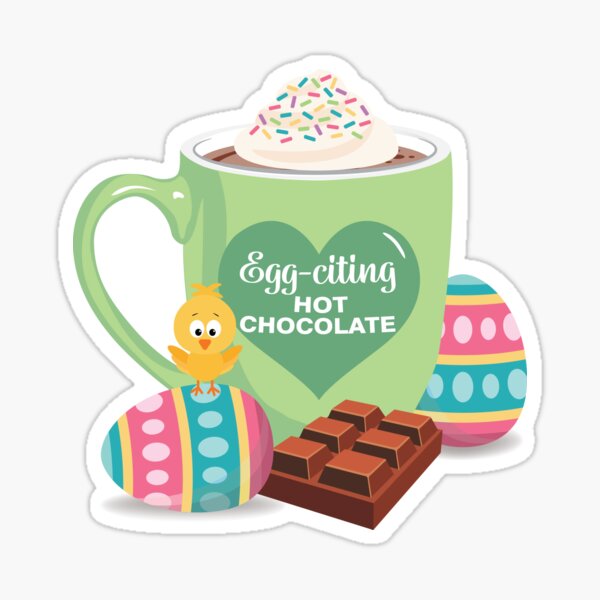 Item preview, Egg-citing Hot Chocolate designed and sold by JazzyFX.