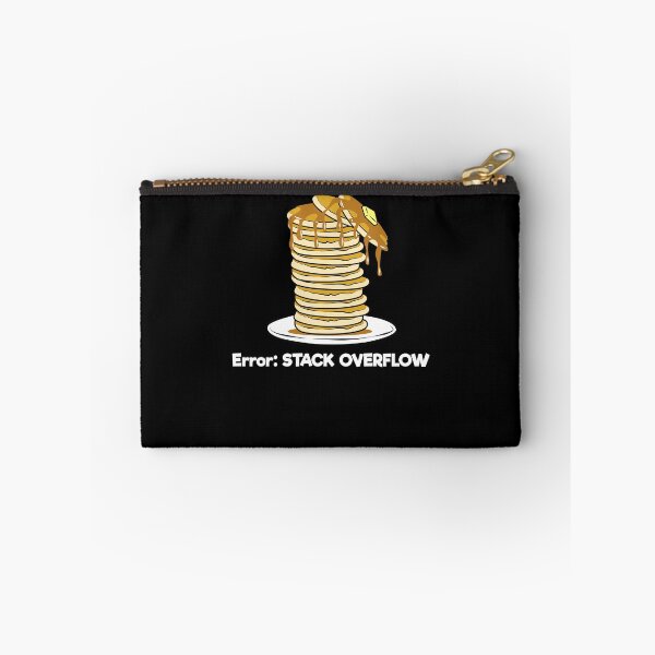 Item preview, ERROR Stack Overflow Pancake Falling designed and sold by SassyYetClassy.