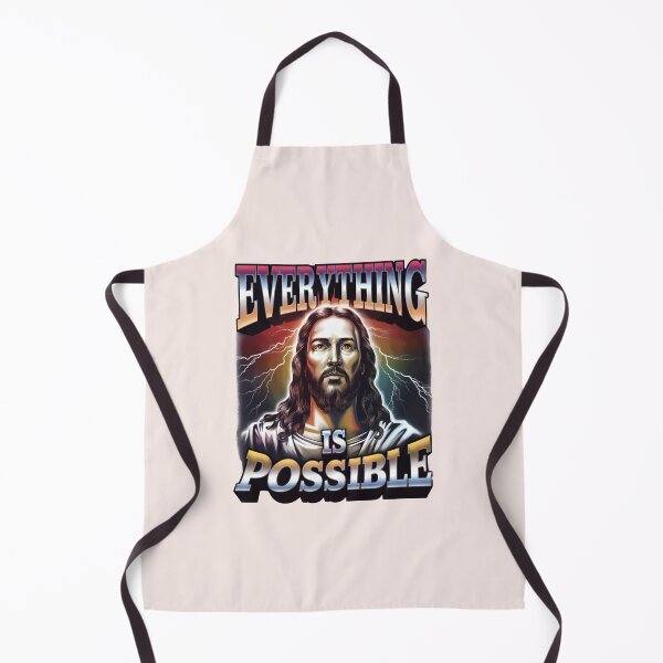 Item preview, Mark 9:23 – Everything Is Possible | Bootleg-Style Jesus Art | Christian Bible Verse designed and sold by KnitLuv.