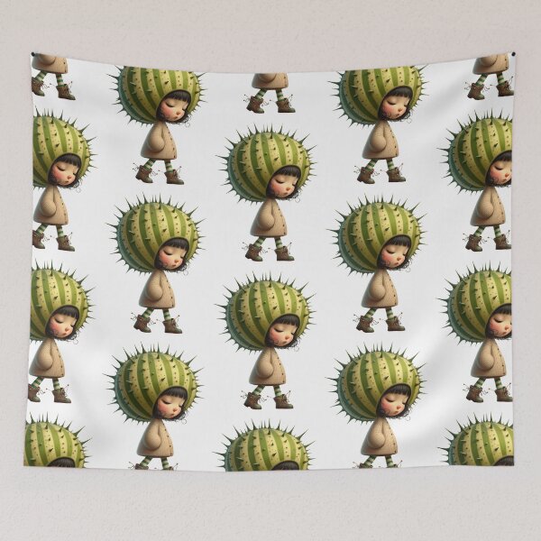 Item preview, Horned Melon Girl designed and sold by Beyondnote-Art.