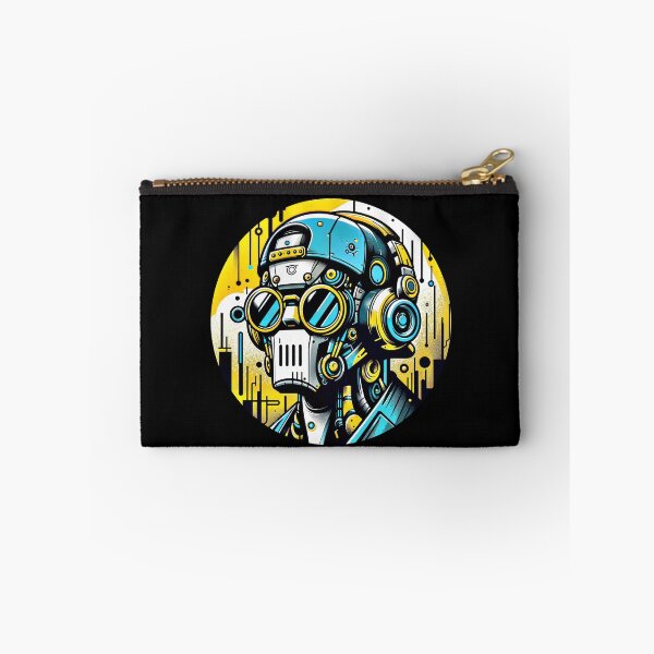 Item preview, Futuristic Robot DJ with Cyberpunk Vibes and Neon Accents designed and sold by DopeVibeStuff.