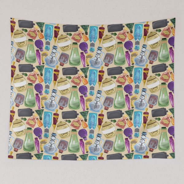 Item preview, Potion pattern designed and sold by CloudyAppleArt.
