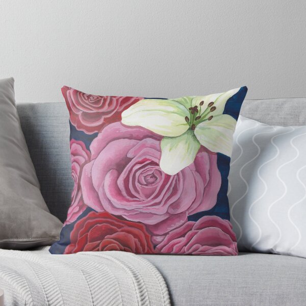 Item preview, Roses and a Lily designed and sold by WatercolourQT.