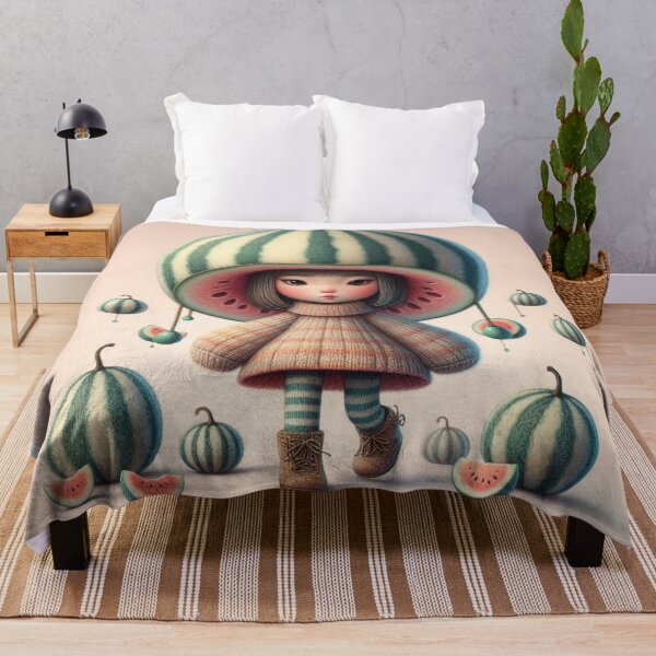 Item preview, Horned Melon Girl designed and sold by Beyondnote-Art.