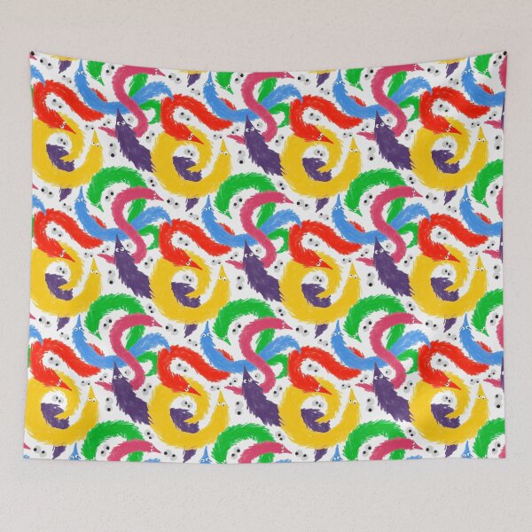 Item preview, Worm on a string pattern designed and sold by CloudyAppleArt.