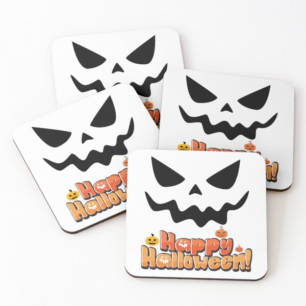 Item preview, Happy Halloween Orange Moon with Spooky Ghost Jack O Lantern Face designed and sold by HeeShirt.