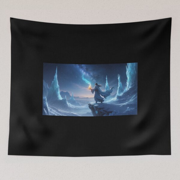Item preview, Celestial Winter Odyssey: Eternal Beacon Amid Frozen Wonders designed and sold by Astraliscape.