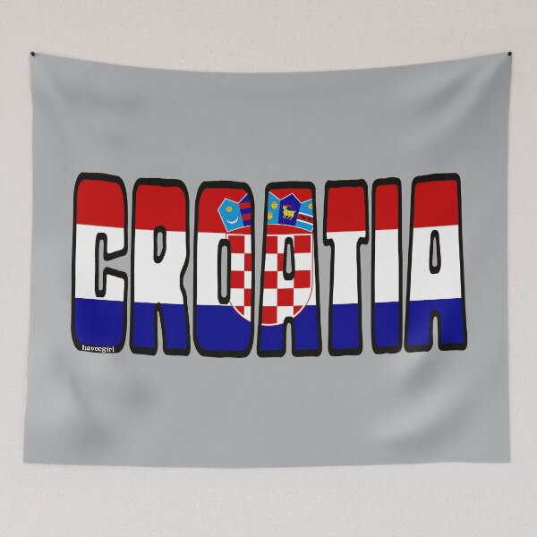 Item preview, Croatia Flag Font designed and sold by Havocgirl.