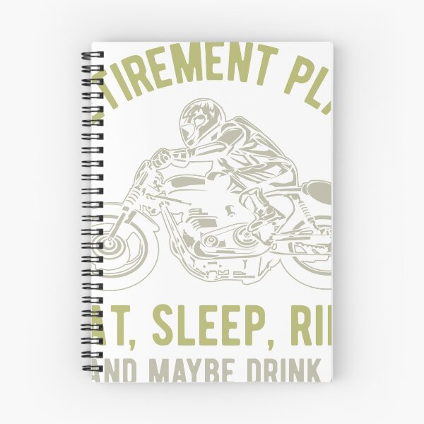 Item preview, Retirement Plan Vintage Motocycle designed and sold by offroadstyles.