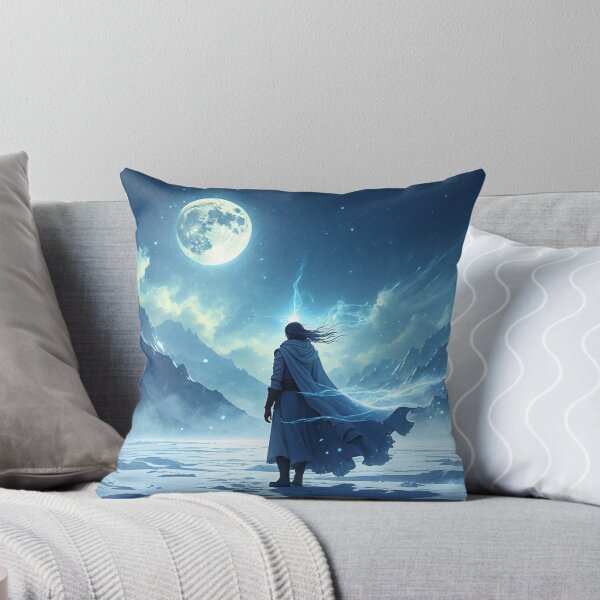 Item preview, Lonely Traveler in Icy Realm Embracing Celestial Magic designed and sold by Astraliscape.