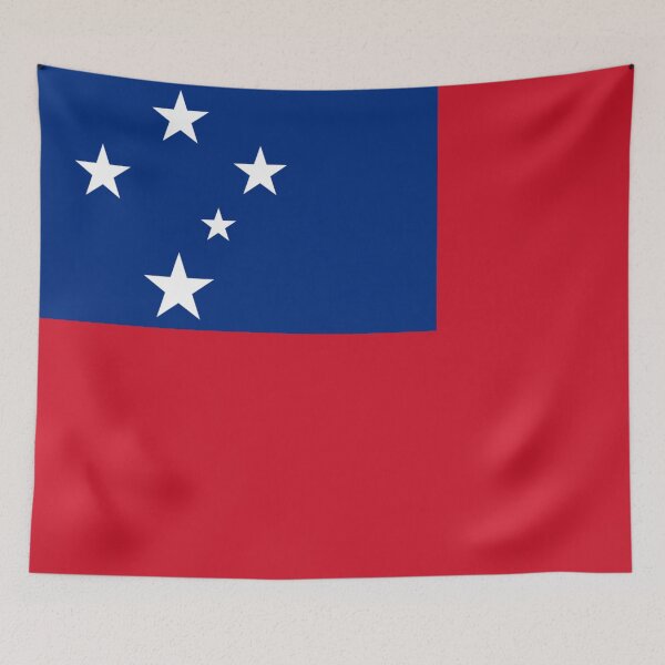 Item preview, Flag of Samoa designed and sold by Beluga Cat.