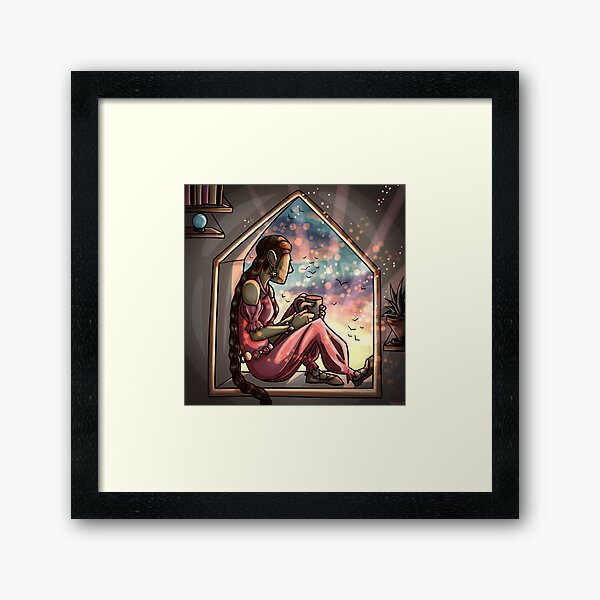 Item preview, Girl in the window designed and sold by RedFire-Art.