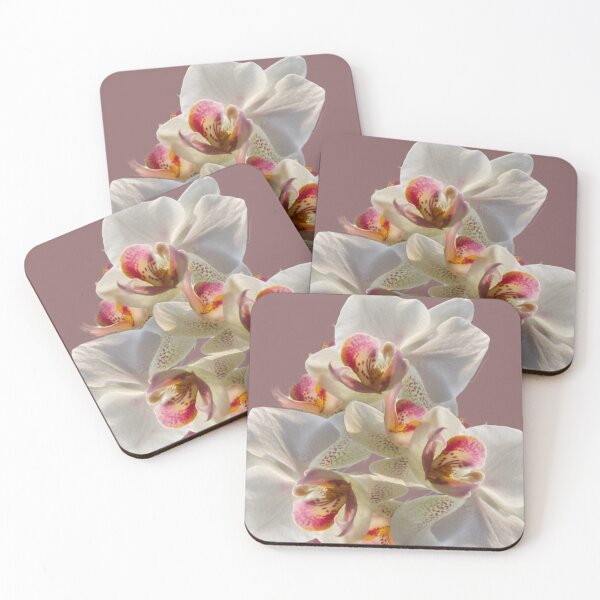 Item preview, Orchids on Dusky Rose designed and sold by jalfc46.