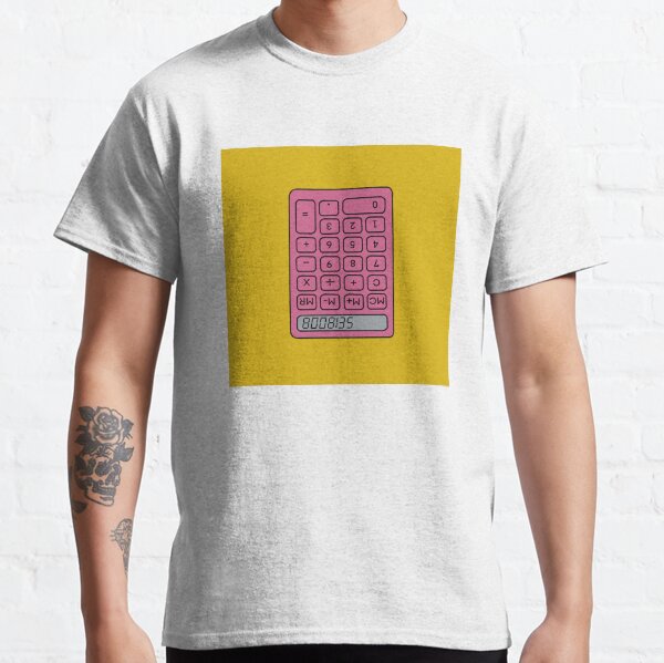 Item preview, Boobies Calculator – Minimalist Bold Digital Art Design designed and sold by TillyFlopButterCup.