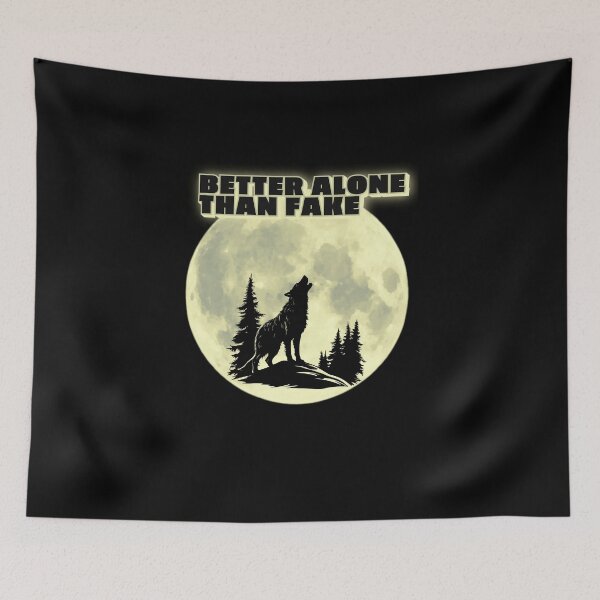 Item preview, Better Alone Than Fake. designed and sold by ConradoBullhead.