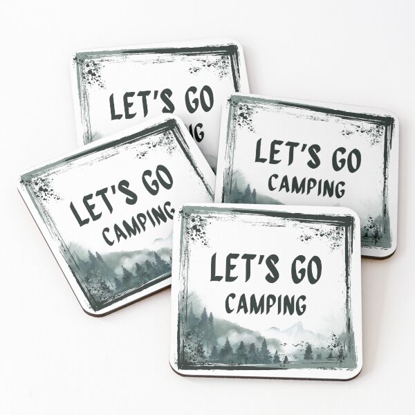 Item preview, Let's Go Camping designed and sold by BLTeesNmore.