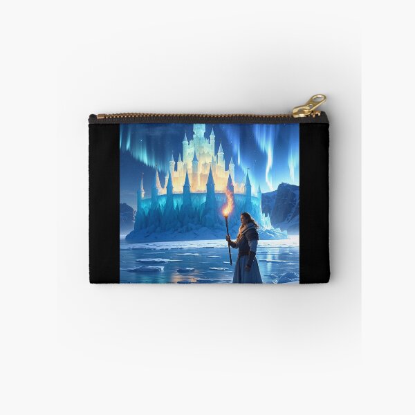 Item preview, Celestial Icy Kingdom: Warrior’s Flame Defies Frozen Darkness designed and sold by Astraliscape.