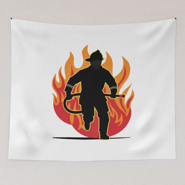 Item preview, Firefighter Epic Silhouette designed and sold by mancikart.