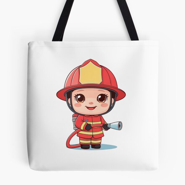 Item preview, Kawaii Chibi Firefighter Girl designed and sold by mancikart.