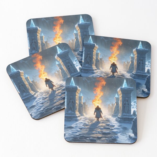 Item preview, Icy Path to Ruined Kingdom: Fiery Soul Unveiled designed and sold by Astraliscape.