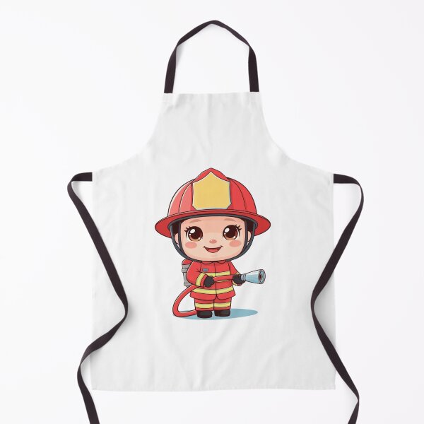 Item preview, Kawaii Chibi Firefighter Girl designed and sold by mancikart.