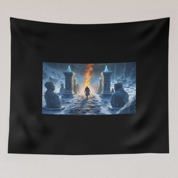 Item preview, Icy Path to Ruined Kingdom: Fiery Soul Unveiled designed and sold by Astraliscape.
