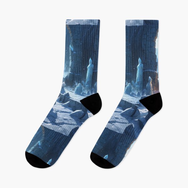 Item preview, Burning Light Amid Frost: Journey Through Forgotten Ruins designed and sold by Astraliscape.