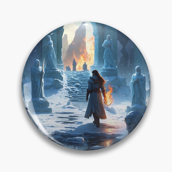 Item preview, Fiery Glow on Frozen Bridge: Echoes of History designed and sold by Astraliscape.