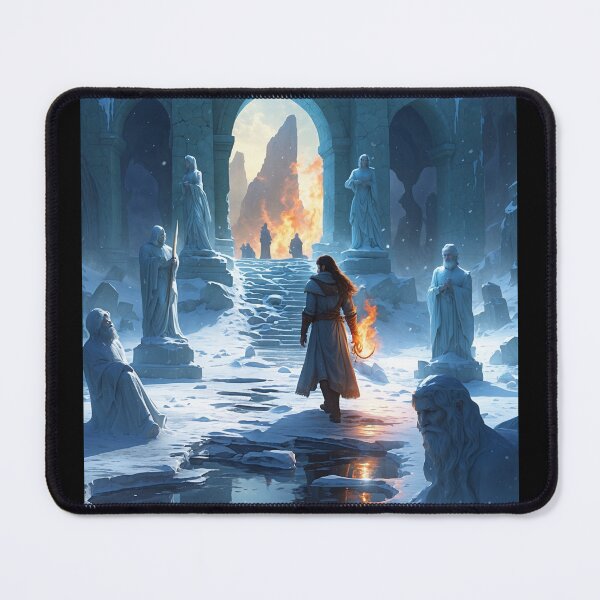 Item preview, Fiery Glow on Frozen Bridge: Echoes of History designed and sold by Astraliscape.
