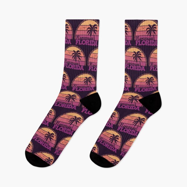 Item preview, Narcoossee Florida Sunset Retro Vintage Local Pride Logo designed and sold by CRHPOD20.